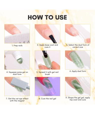 Makartt Poly Nail Gel - 50ml Cat Eye Colors for DIY Nail Extensions | Perfect Gift for Nail Art Beginners | Woodland Mystery - Buy Online on GoSupps.com