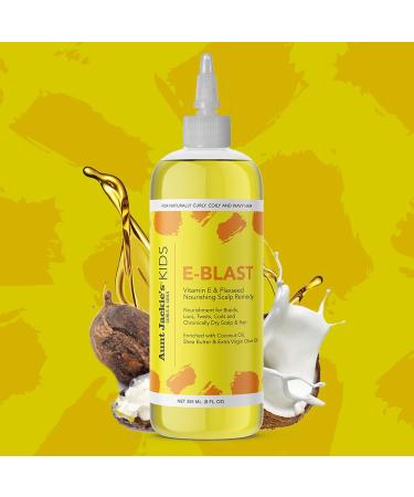 Aunt Jackie's Kids E-Blast Daily Oil for Dry Scalp - Nourishing Vitamin E & Flaxseed Remedy for Curly Coily & Wavy Hair (8 oz) - Buy Internationally - Buy Online on GoSupps.com