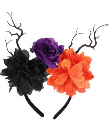 Holibanna Deer Antler Flower Headband Halloween Antler Flower Branches Crown Prop Deer Horns Headpieces for Halloween Christmas Cosplay Party Costume Accessories - Buy Online on GoSupps.com