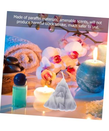 FRCOLOR 2pcs Mountain Shape Scented Candles | Decorative Aromatic Mini Candles for Home Decor - Buy Online on GoSupps.com
