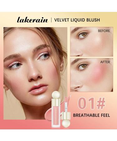 Cream Blush Liquid Cream Blush Light Weight Long Wearing and Natural Looking Skin Tint Blush Makeup 7.5ml Cle-ca 1# - Buy Online on GoSupps.com