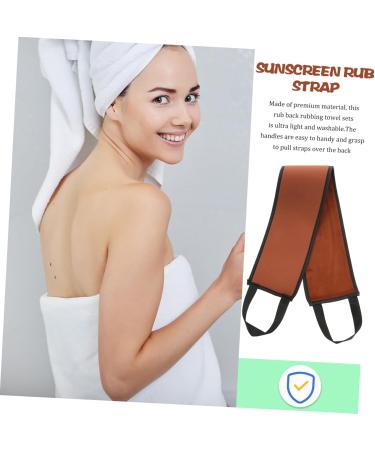 Sunscreen Rubbing Strap Lotion Applicator | Long Bath Towel & Tanning Oil Strip - 81x11cm International Shipping - Buy Online on GoSupps.com