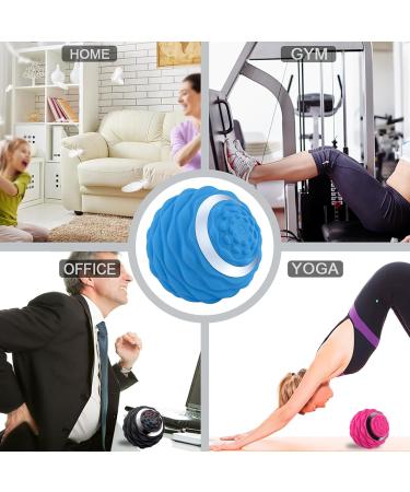 Mjlomj Vibrating Massage Ball - Deep Tissue Trigger Point Muscle Relief | Electric Fascia Ball for Myofascial Relaxation (10x12.5cm) - Perfect for Back Arm Leg & Buttock Massage - Buy Online on GoSupps.com