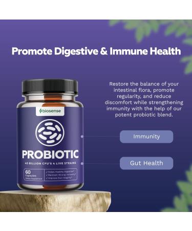 Colon Health Probiotic & Prebiotic Capsules for Digestive Support - Gut Health Supplement for Men & Women - Bloat Relief & Weight Loss - Daily Prebiotic Probiotic Pills - Buy Online on GoSupps.com