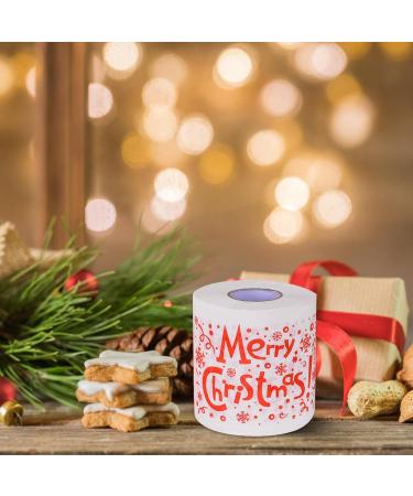 Funny Toilet Paper Innovative Santa Claus Reindeer Toilet Tissue | Tissue Toilet Paper Merry Holiday Home Decoration Zukpumne - Buy Online on GoSupps.com