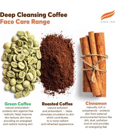 Himalayan Wellness Himalaya Deep Cleansing Coffee Mask with Coffee and Cinnamon Unclogs Pores for Softer Smoother and Brighter Skin 75 ml - Buy Online on GoSupps.com