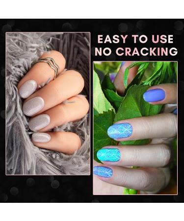 Makartt Short Oval Nail Tips - 500 Full Cover Transparent False Nails for Gel & Acrylic Art - 10 Sizes Clear - Buy Online on GoSupps.com