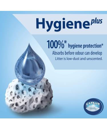 Buy Catsan Hygiene Plus Non-Clumping Cat Litter (1 x 10L) - Superior Odor Control & Easy Cleanup - International Shipping Available - Buy Online on GoSupps.com