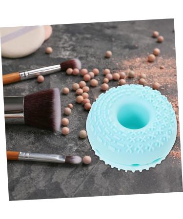 Mikinona Makeup Cleaner Cosmetic Brush Cleaner Make up Brush Cleaning Pad Make up Brush Cleaner Cleanser Make up Cleaner Makeup Sponge Cleaner Silica Gel Silicone Brush Makeup Brush 8.3x8.3cm Blue - Buy Online on GoSupps.com