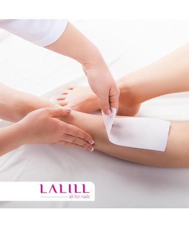 Lalill Fleece Strips - 100 Hair Removal Wax Strips for Face & Body | Bulk Epilation Waxing - Ideal for Warm Wax & Sugar Paste - Buy Online on GoSupps.com