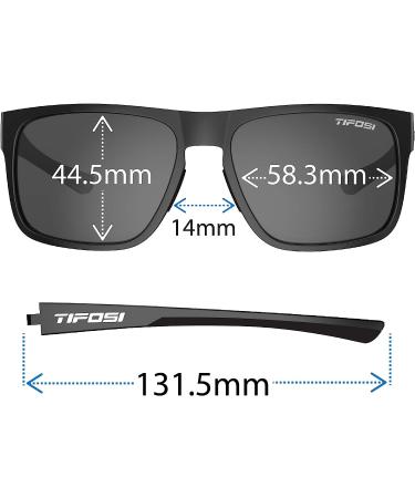 Tifosi Optics Swick Sunglasses in Blackout/Smoke - Stylish Eyewear for Outdoor Activities - Buy Online on GoSupps.com