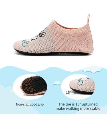 Kids Beach Swim Shoes - Non-Slip Quick Dry Aqua Socks for Boys and Girls - Size 8.5/9 UK Nude - Perfect for Pool, Surfing, Yoga and Garden Activities - Buy Online on GoSupps.com