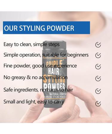 Hair Styling Powder for Men & Women - 1.05oz Volumizing & Texturizing Sea Salt Spray - Flexible Hold Natural Look Hair Powder - Buy Online on GoSupps.com