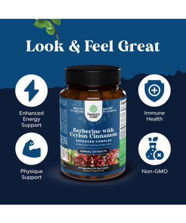 Bundle of Extra Strength Saw Palmetto for Women and Balancing Berberine Plus 1200mg Complex - DHT Blocker Thickening Hair Vitamins for Hair Loss - Antioxidant Berberine with Ceylon Cinnamon Capsules - Buy Online on GoSupps.com
