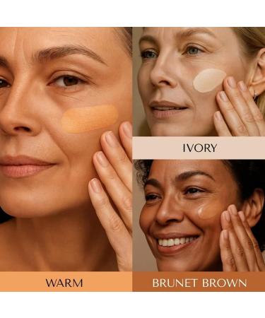  laxreheye CC Cream Full Coverage Makeup with Applicator | BB Cream Foundation For Mature Dry Oily Skin Daily Use Dates Home Travel Weddings Birthdays Parties Bars - Buy Online on GoSupps.com