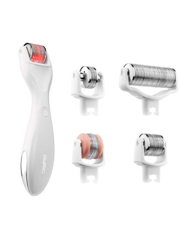 BeautyBio GloPRO Tool & 4 MicroTip Attachment Heads (Face Eye Lip Body)