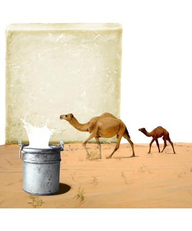 Cielche Handmade Camel Milk Soap Bar 150 gr Vitamins A - B - C - D - E Minerals Antioxidants Hydrate Fine Lines Wrinkles Age Spots - Buy Online on GoSupps.com