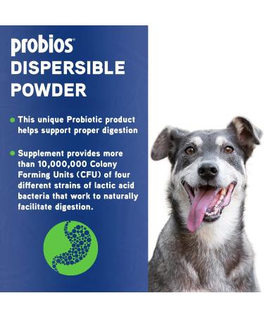 Probios Vet Plus Digestive Powder 240g - Probiotic Support for Pets - Buy Online on GoSupps.com