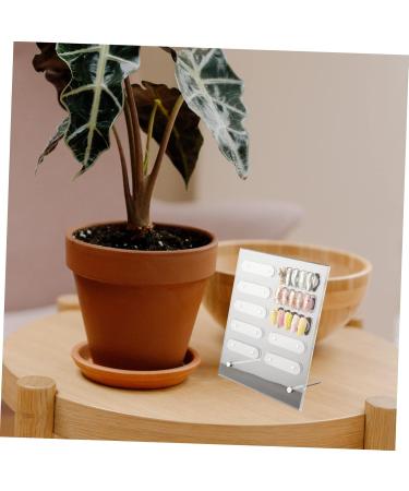 POPETPOP 1 Set Nail Display Board Nail Color Display Book Pegboard Accessories Nails Display Board Nail Art Practice Tool Nail Showing Holder Nail Tools Bracket Manicure Acrylic 20x16cm Transparent 1 - Buy Online on GoSupps.com