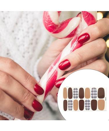 dijiusidy Nail Art Stickers Self-Adhesive Fingernail Decal with Strap Glue DIY Art Decor Full Cover Manicure Kits for Women Girls YMX206 - Buy Online on GoSupps.com