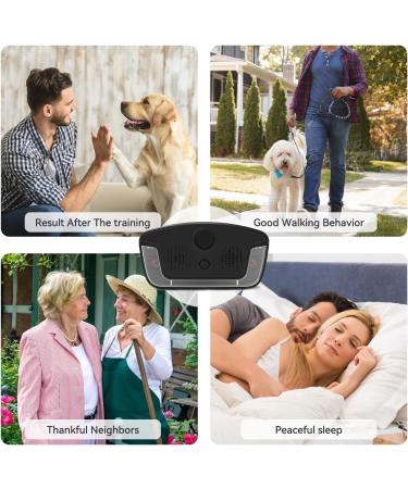YUCEN Anti Barking Device Ultrasonic Anti Barking Devices with 3 Frequency Levels Automatic Stop Dog Barking Deterrent Barking Control Devices Indoor Outdoor Use - Buy Online on GoSupps.com