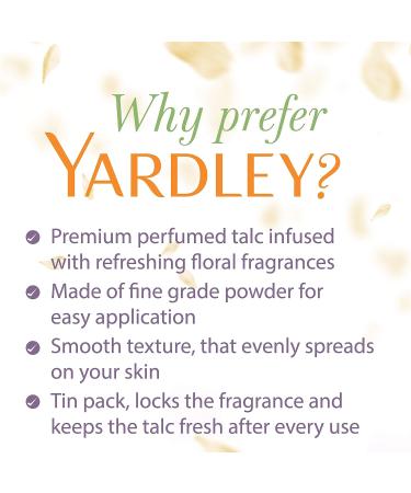 Yardley London Sandalwood Perfumed Talc 100g - Luxury Body Powder - Buy Online on GoSupps.com