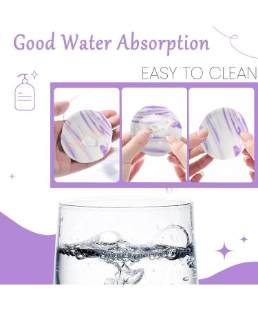 Sponge Powder Puff Makeup Sponge Set - Soft Face Puff and Makeup Beauty Sponge Blender with Holder - Multipurpose Soft Powder Puff Comfortable Set for Dry and Wet Use - Buy Online on GoSupps.com