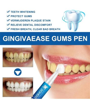 Gingivaease Gums Pen & Dentizen Gum Therapy Gel - Tooth Whitening & Elevation Set (2 Pieces) | International Shipping Available - Buy Online on GoSupps.com