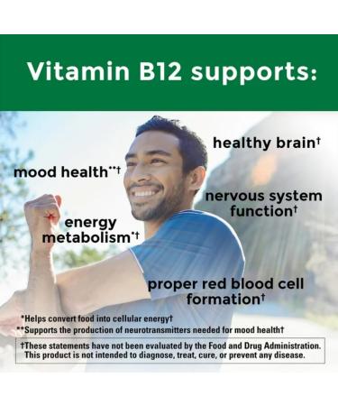 Nature Vitamin B12 1000 mcg Energy and Metabolism Dietary Supplement 400 Softgels (Pack of 1) - Buy Online on GoSupps.com