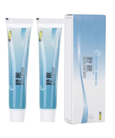 Deep sleeping gel 2-part natural roll-on sleep aid and tension reliever cream sleeping lotion to regulate the sleep cycle 20 g/stk