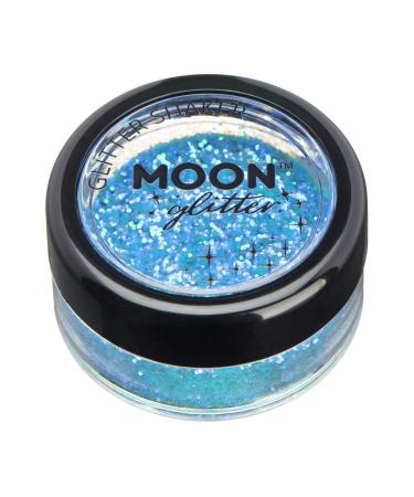 Iridescent Glitter Shakers by Moon Glitter - Blue - Cosmetic Festival Makeup Glitter for Face Body Nails Hair Lips - 5g