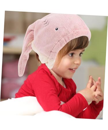 Housoutil 2pcs Dry Hair Cap Shower Cap Hair Absorbent Cap Turban Kids Shower Caps for Girls Hijab for Kids Makeup Towel Kids Headbands Girls Headbands Quick Dry Child Scarf Coral Fleece Pink - Buy Online on GoSupps.com