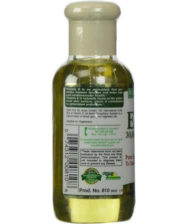 Nature's Bounty E Oil 30,000 IU 2.5 Fl. Oz - Pure & Potent Antioxidant Supplement - Buy Online on GoSupps.com