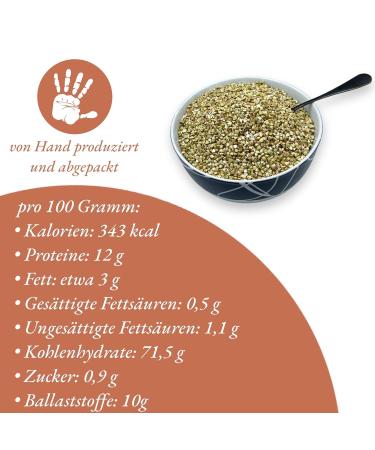 Premium Organic Buckwheat 3000g | Natural Health Power | Sustainably Grown Superfood - Buy Online on GoSupps.com