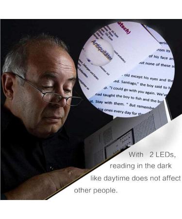 Professional with LED Lights 2X Handheld Magnifier Super High Clarity Lightweight Full of Stars - Buy Online on GoSupps.com