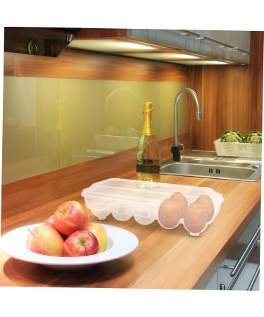 Zerodeko Egg Rack Container with Lid Eggs Pallets Fridge Countertop Egg Holder Egg Boxes Egg Carton Camping - Buy Online on GoSupps.com