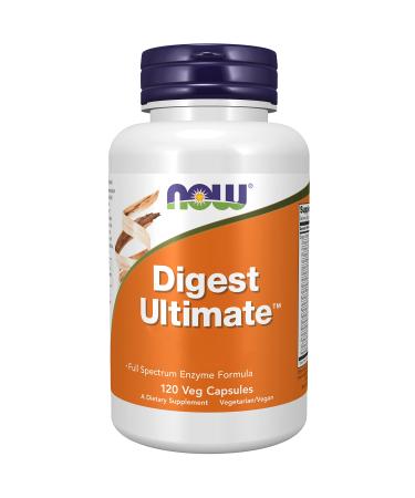 Now Foods Digest Ultimate (Digestive Enzymes) 120 Vegan Capsules Laboratory Tested Soy Free Gluten Free Non-GMO Vegetarian