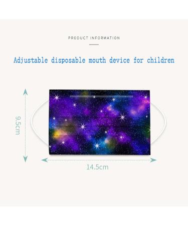 10PC Colorful Patterns Design Disposable_Face_Mask 3-Ply Breathable Comfortable for Girls Boys Kids Use - Buy Online on GoSupps.com