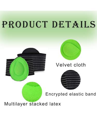 Orthotic Arch Support Foot Pads - 2 Pair Set for Pain Relief | Ideal for Running, Exercising, and All-Day Wear - Buy Online on GoSupps.com