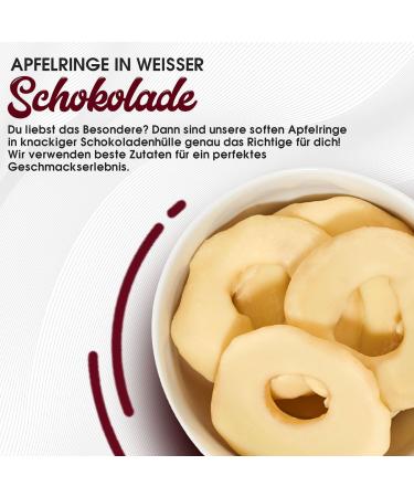 Sultan s Palace Apple Rings in White Chocolate - 200g | Premium Quality Chocolate Fruits | Perfect Gift Idea - Buy Online on GoSupps.com