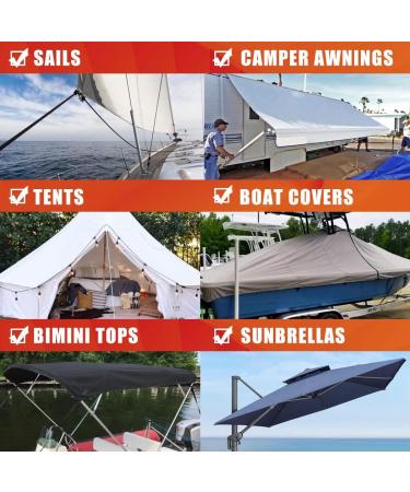 SMAHY Fabric Repair Tape - 32FTx4 | Boat Covers, Canvas, Tent, RV Awning & More - Buy Online on GoSupps.com