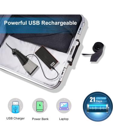 Water Dental Flosser Cordless - 300ML Portable Oral Irrigator with 3 Modes, 5 Water Jet Tips, IPX7 Waterproof - Teeth Cleaner for Braces, Travel - Black - Buy Online on GoSupps.com