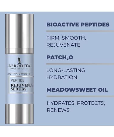 Afrodita Professional Perfect Code Peptide Rejuvenation Serum intensively moisturizing antiaging facial serum with bioactive peptides & PatchH2O firming care against wrinkles 30 ml - Buy Online on GoSupps.com