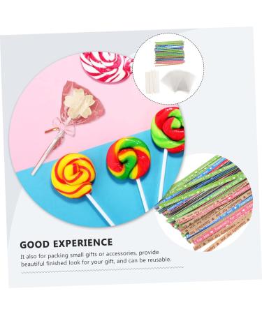 Alipis 1 Set Lollipop Stick Candy Wrappers for Chocolate Cookie Treat Bags Lollipop Pouch Kit Dessert - Buy Online on GoSupps.com