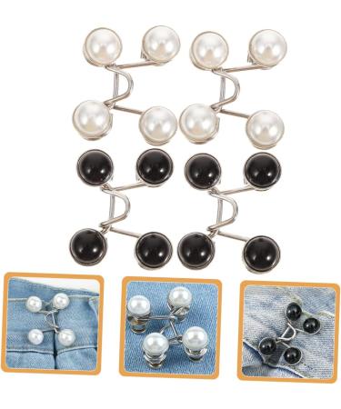 Button Hook Helper 4Pcs Nail- Buttons Portable Waist Buttons Waist Extender Button Waist Adjusting Clamp Thin Waist Buttons Durable Jeans Buckles Jean Buttons Pin Fashion Jean Buttons(2.5x0.8cm) - Buy Online on GoSupps.com