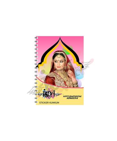IS4A 960 Multicolored Bollywood Forehead Stickers - 10 Page Book of Tattoo Bindi Round Dot (Multi-color) - Buy Online on GoSupps.com