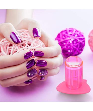 Lurrose Gel Nail Polish Children's Suit | 6PC Transparent Silicone Nail Art Stamper | DIY Nail Art Tools & Decorative Accessories - Buy Online on GoSupps.com