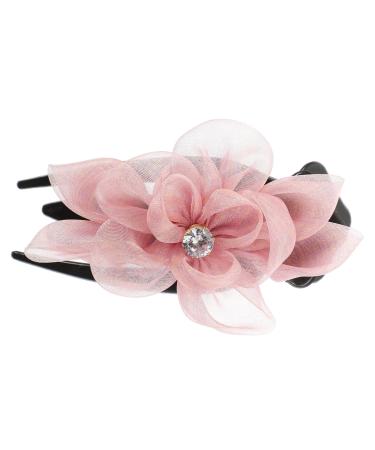 Beaupretty rhinestone hair clip girl hair clips claw clips for girls hair clips flat rhinestone barrettes for women flat clips for hair french hair clips big hairpin Miss rhinestones plastic
