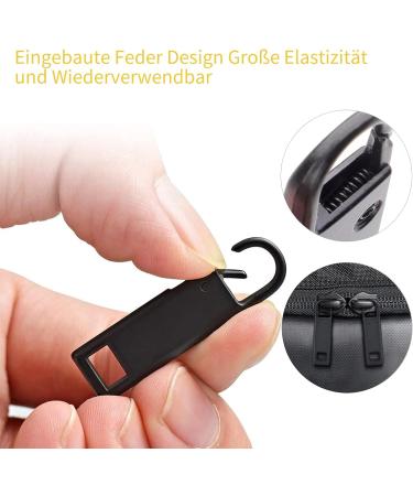 Zipper Repair Set - 10 Piece Zipper Kit for Jackets Backpacks & Cases - International Shipping Available - Buy Online on GoSupps.com