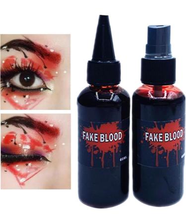 Dummy Blood for Halloween 60 ml Coagulated Blood Cosplay for Make-up Safe Fancy Dress Escape Horror Theater Carnival Masquerade - Buy Online on GoSupps.com